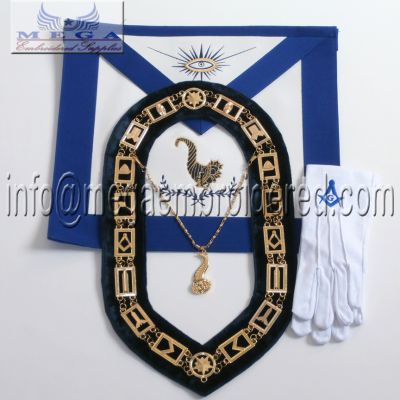 Blue lodge Officer Apron - Senior Steward