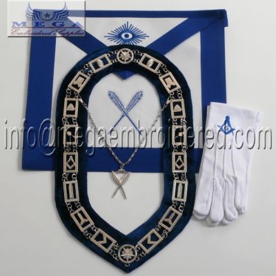 Officer Apron Blue Lodge - Secretary