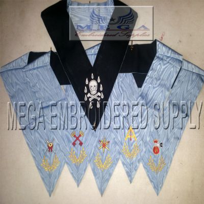 Masonic French regalia collar