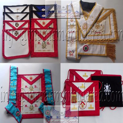 AASR & french rite regalia Apron