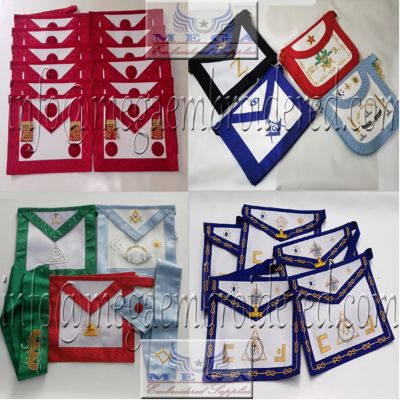 Masonic French rite regalia Apron
