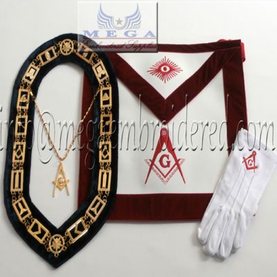 Master Mason Apron - velvet