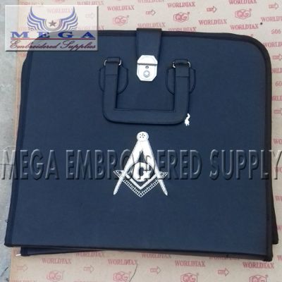 Masonic Apron Case with Square & compass