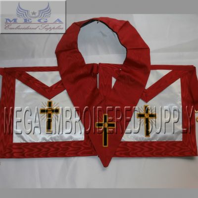 Scottish rite 18 degree Apron & collar set