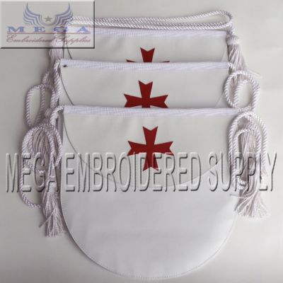 White Master Apron French rite - Round flap