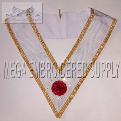 Masonic White collar french rite regalia