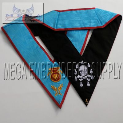 Masonic French regalia REEA officer collar